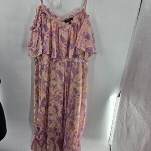 Arna York Collection X City Chic Blush St Tropez  Off Shoulder Lined Maxi Dress